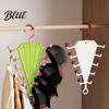 Double-sided Hanger Holder V Shaped Double-Sided Closet Organizer with 360° Rotating Space Compact Storage Saving Multi-Layer Vertical Hanger for