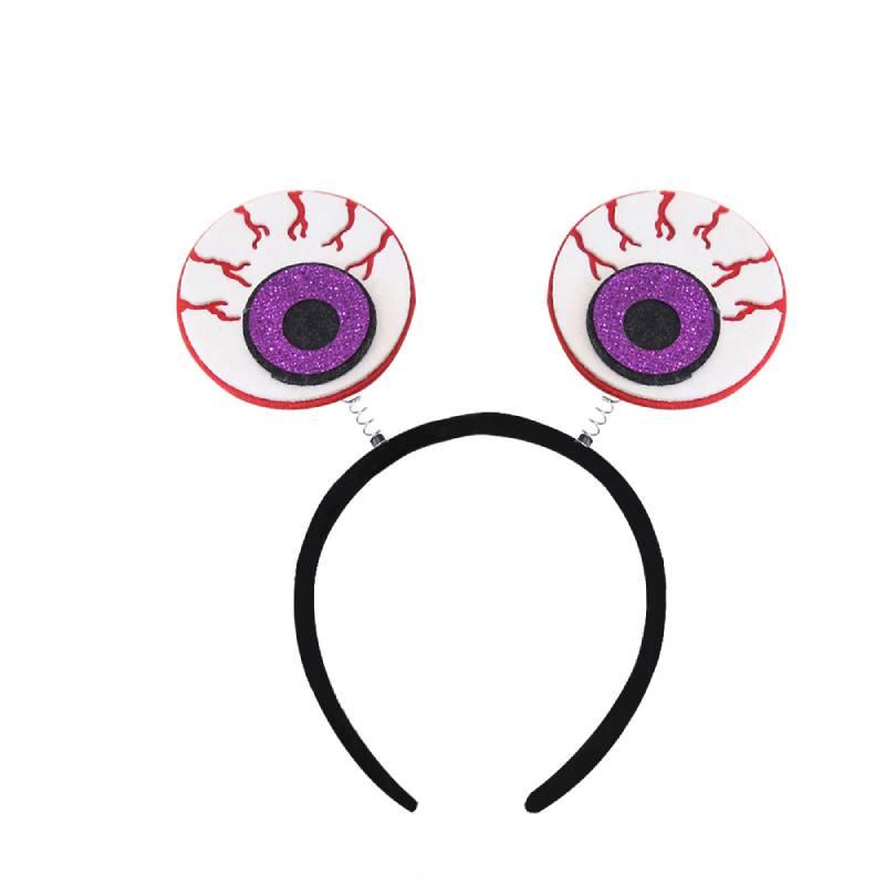 Crazy Party Halloween Headband With Ghost Theme Pumpkin Head Clip Halloween Decorations