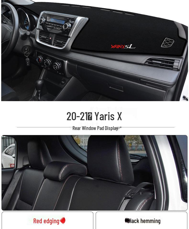 Tappetino Antiriflesso per Cruscotto Toyota Yaris X | Protezione Solare e Isolamento Termico