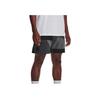 Under Armour Spliced Straight-Leg Sports Casual Shorts Men Bottoms Black 1377306-001
