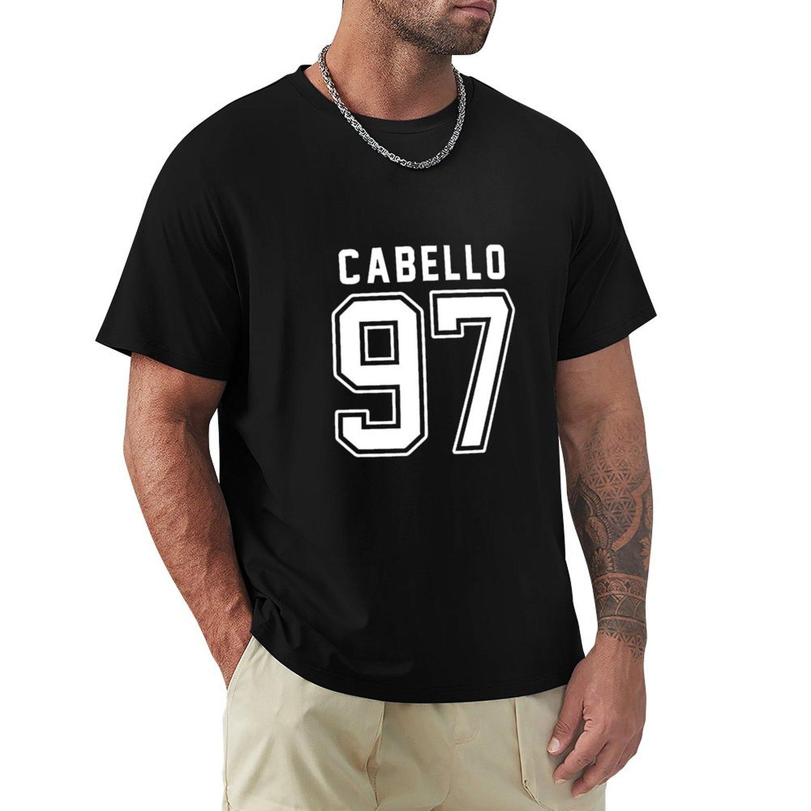 

Camila Cabello 97 white TShirt Man tshirt hippie clothes summer top for a boy men graphic t shirts 4XL