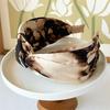 Bedrucktes Haarband mit Batikmuster, Retro Hohe Krone, Kreuzförmige Breite Version, Hochwertiges Stil-Haarband für Sommer-Hochsteckfrisuren