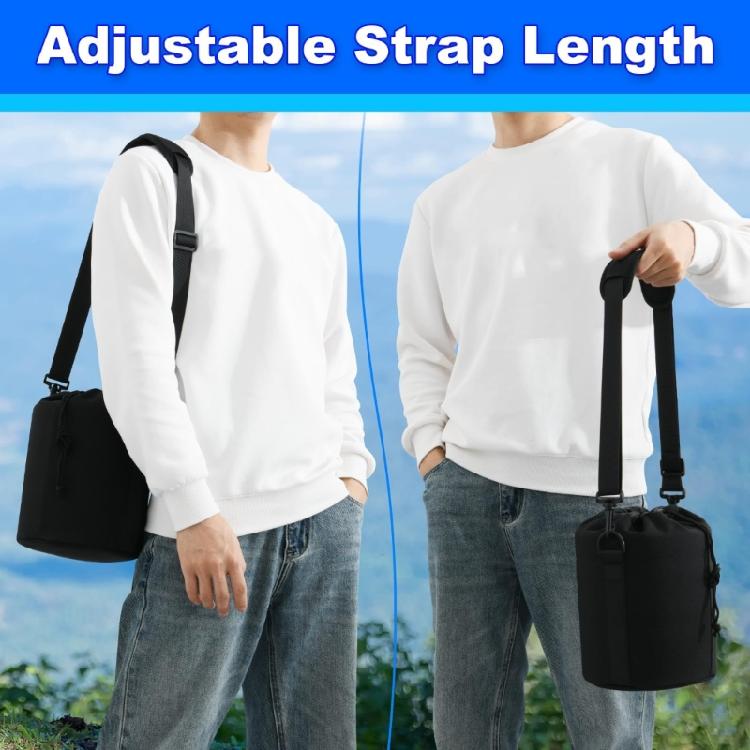 Modifiable belt Equipped Fire Pit Bag Providing Comfortable Carrying and Dust Guard During Camping Hiking excursions