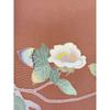 Used Tsukesage Yuzen Silk Flower pattern Signature with matching lining I7166