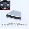 Car Steering Wheel Sticker Auto Interior Modification Decals For Mercedes Benz AMG W203 W205 W206 W211 W220 GLC GLK W140 W204 RM6