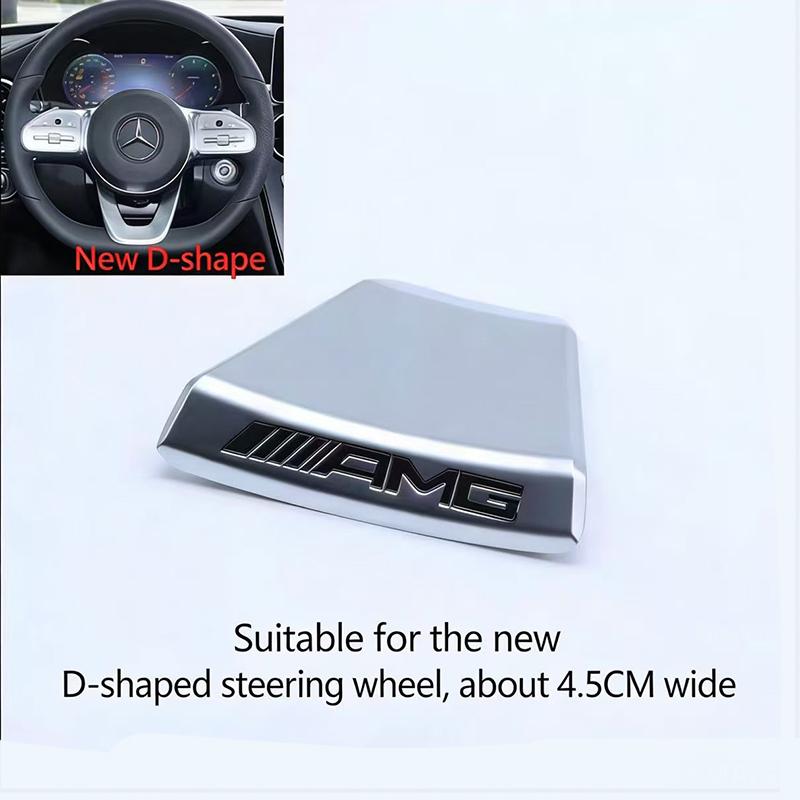 Car Steering Wheel Sticker Auto Interior Modification Decals For Mercedes Benz AMG W203 W205 W206 W211 W220 GLC GLK W140 W204 RM6