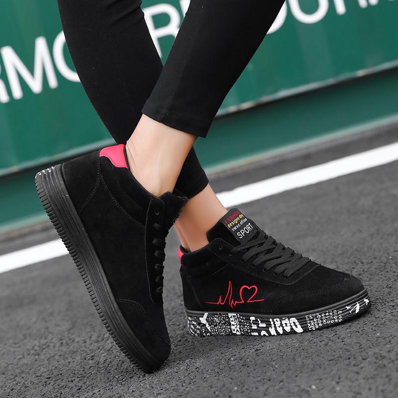 MCTIN Paarschuhe Schnürschuhe Damen Plateau Sneakers Lässige vulkanisierte Schuhe für Herren