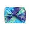 Fascia per capelli tie-dye sportiva e da yoga da donna extra larga da 18 cm