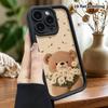 Phone Case: 2D Flat Design Suitable for iPhone 18 17 16 15 14 13 Pro Stepped Protective Case, Daisy Bear, Christmas and Halloween Gift