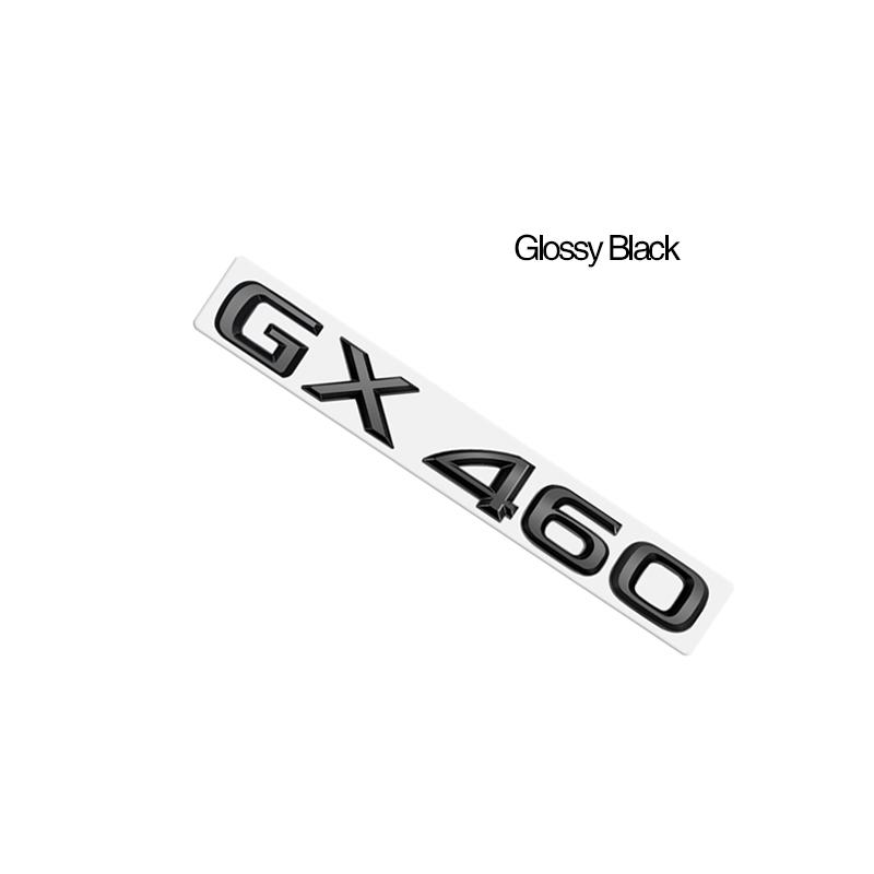 Metal Emblem Car Sticker Badge Decal Body Trunk Decor for Lexus Hybrid GS300 GS430 GS460 GX400 NX300 RX300 Glossy Black