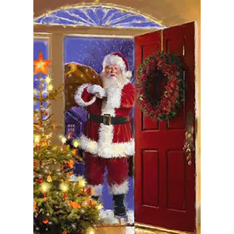 DIY Santa Claus 5D Diamond Painting Full Round Drill Snowman Mosaic Diamond Embroidery Cross Stitch Home Decor Christmas Gift