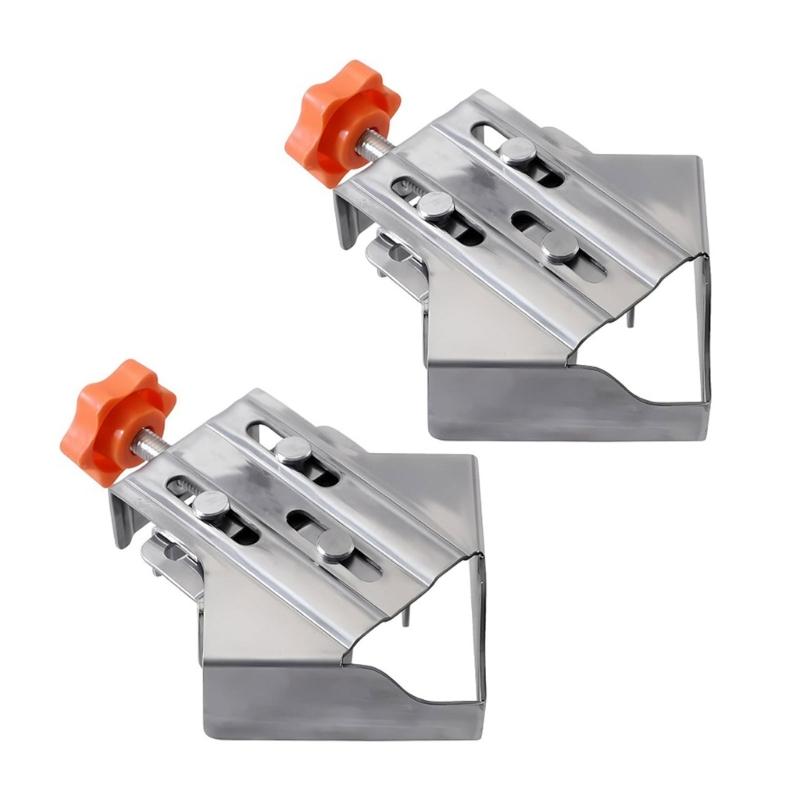Woodworking Tool Set Easy To Use Woodworking Corner Clip Adjust Woodworking Fastener Right Angles Clamps Simple Operate