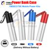 Portable Battery Box Tpye C USB 5V2A  Power Bank Case 18650/21700 Mobile Power Kits DIY Charger Box Kit Universal Cell Phones