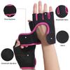 Women Men Fitness Gym Gloves Weightlifting Gloves Half Finger Breathable Non-Slip Gel Pad Bodybuilding Training Dumbbells Gloves