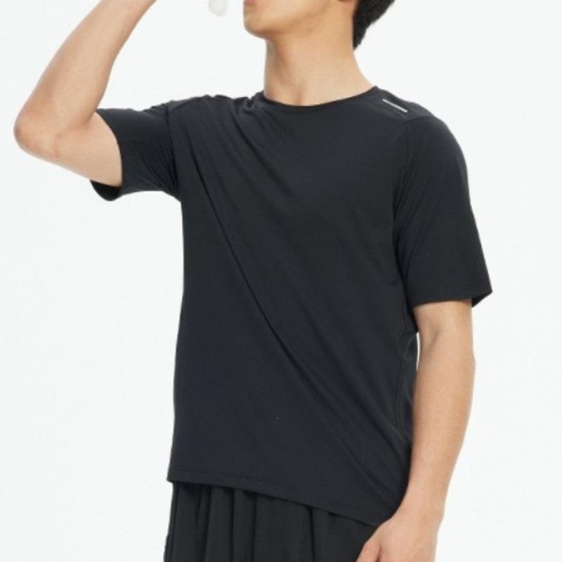 Mens Running Short Sleeve Tees Gym Jogging Tops Outdoor Cycling Sweatshirt Muscle Fit T-shirt for Man Trainin Dry Fit Sweatshirt