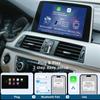 Aluminum Alloy Wired To Wireless 2 In 1 Box Colorful Ambient Lights Plug&Play Auto Adapter For CarPlay&Android