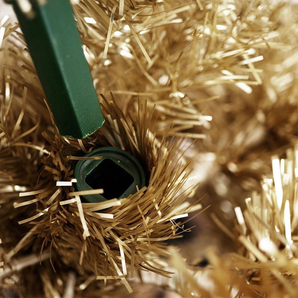 Artificial gold Christmas tree 120 cm