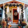 2M Halloween Künstliches Ahornblatt Herbst Landschaftsdeko Grüne Pflanzen Ahornblatt Simulation Wandbehang Weihnachtsranke
