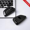 T-Carbon Carbon Fiber Car Remote Smart Key Case Key Fob Case Holder Cover Trim For Toyota Supra A90 Mk5 -