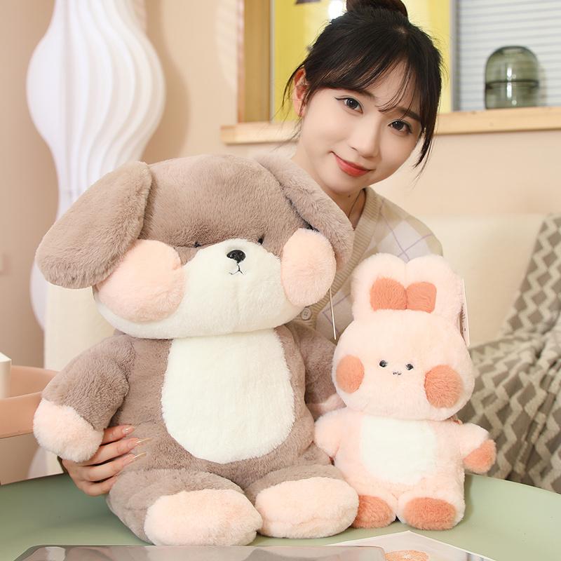 Kawaii Bunny Cat Dog Plush Toys Soft Animal Frog Bear Shiba Inu Rabbit Baby Appease Doll Stuffed Pillow Birthday Gift Present