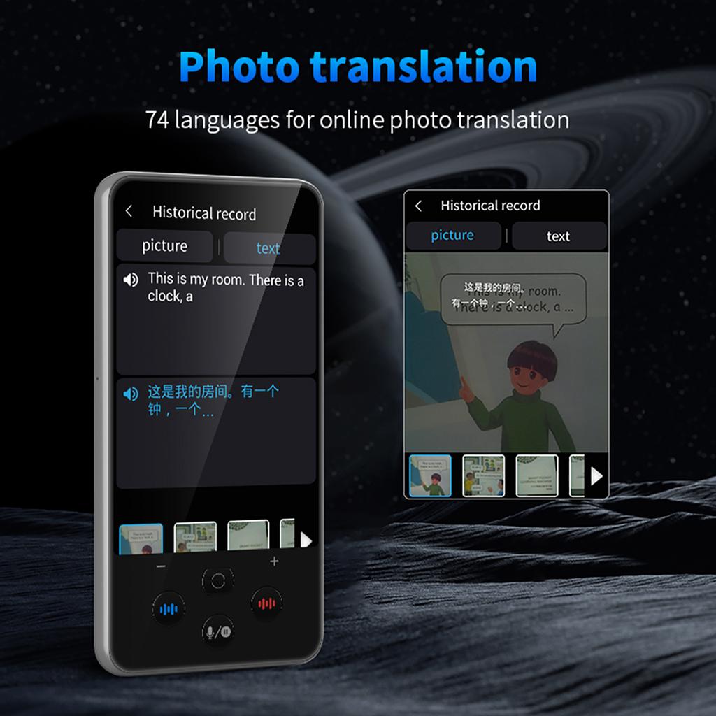 Portable Language Translator Device 138 Languages Voice Translating Offline Translation Simultaneous Interpretation