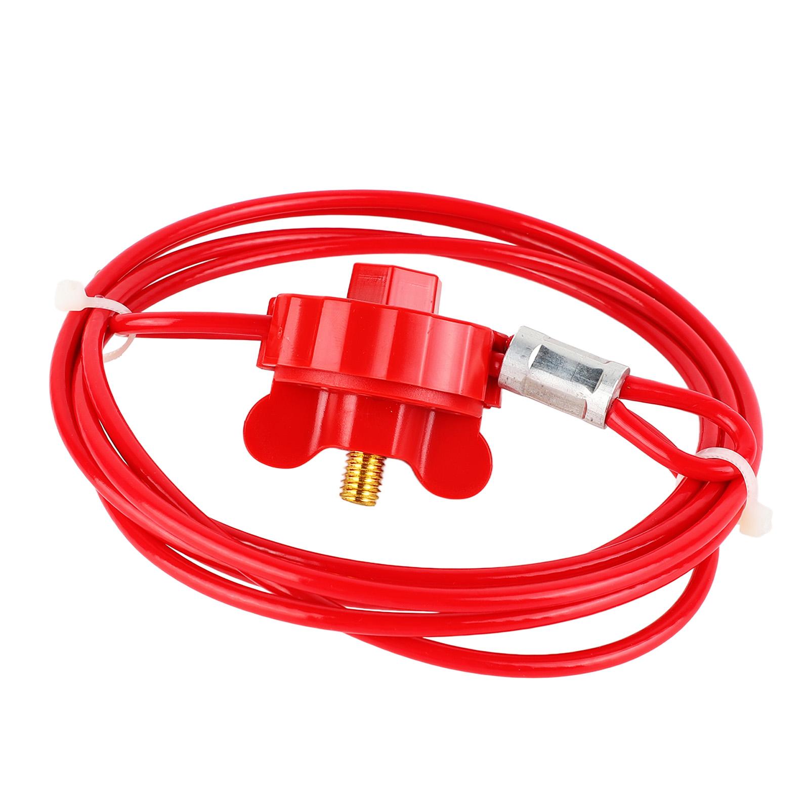 

Cable Valve Lock Shutdown Maintenance Equipment Adjustable Multi Hole Security Cable Lock for Industrial