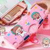 Cute Pencil Case for Girls, Kindergarten & Elementary Students: Multifunctional Stationery Box with Sharpener, Ruler & Scissors.