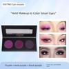 Eye Shadow Plate Matt Dark Purple Monochrome Professional Makeup Eye Shadow
