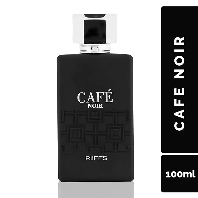 RiiFFS Cafe Noir Importowany Długotrwały 100ml Męski Perfum, Świeży Korzenny, Orientalny i Drzewny, Kojący Zapach