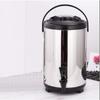 Stainless Steel Milk Tea Bucket Large Capacity Thickened Insulated Beverage Dispenser Barrel with