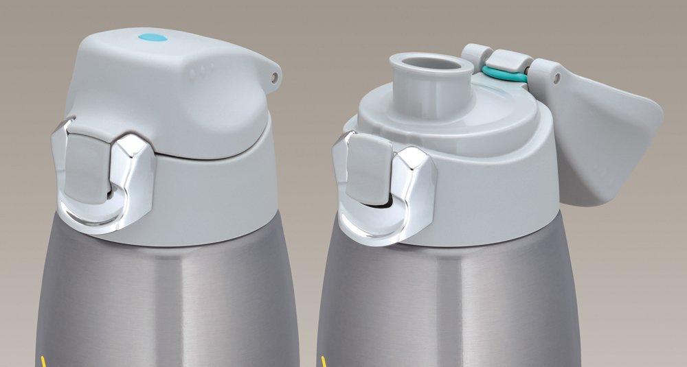 THERMOS Vacuum Insulated Sports Bottle, 1.0L, Silver, FFF-1001F SL