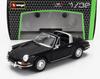 Burago Mini Car Porsche 911 Targa Convertible TARGA SPIDER 1967 1/32 (Black) [Item]