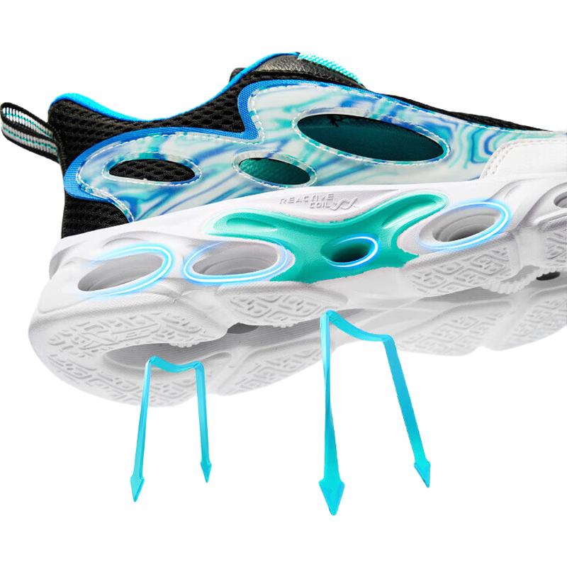 XTEP Boys  Breathable Rotary Buckle Running Shoes 38