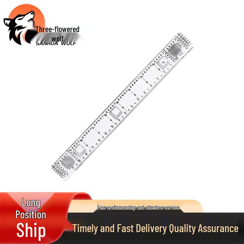Latitude and Longitude Coordinate Measuring Ruler