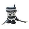 Cappuccino Cup Figurine with Weapon 3D Printed Ninja Shaped Coffee Cup with Movable Joints Collectible Ornament for Coffee Lovers And Anime Fans