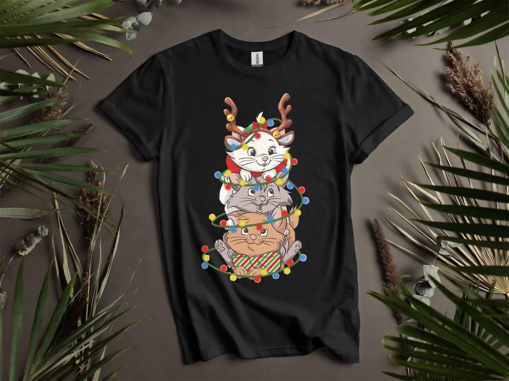 

Cute The Aristocats Reindeer Marie T-shirt T shirt Men Women Unisex Tshirt K101 2XL