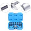 1/2" Drive Cr-Mo Steel Anti-Theft Lug Nut Key Set, 22pcs Wheel Lock Removal Tool - Time-Saving Car Repair Kit Fit All BMW Models
