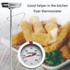 Meat Thermometer for Cooking Instant Read Long Stem Stainless Steel Kitchen Thermometer for Deep Frying Candy Turkey BBQ