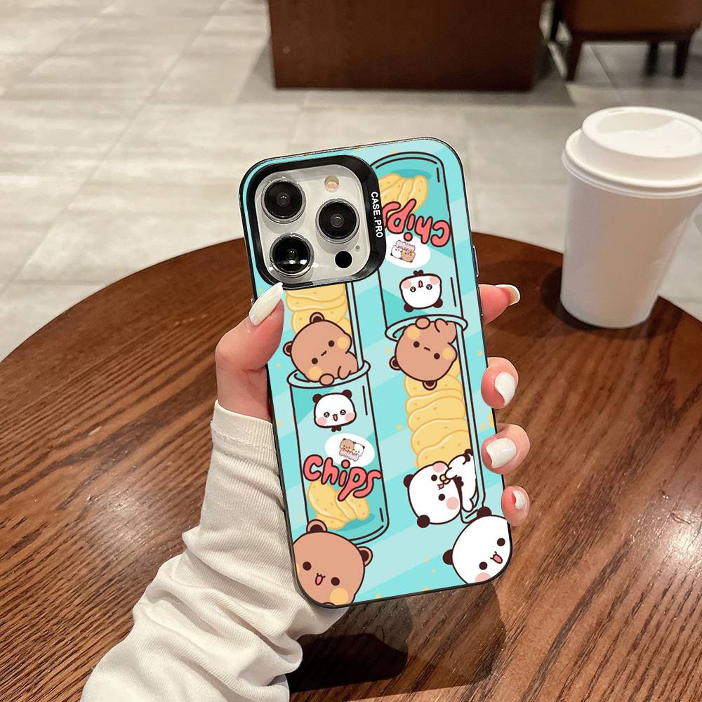 Character Bubu And Dudu Phone Case For IPhone 16 15 14 13 12 11 17 Pro MAX Plus Pro Matte Shockproof Cover