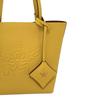 MCM Himmel Embossed Logo Tote Bag Shopping Bag Leather Handheld Shoulder Bag Mini Women tote bags Lemon-Gold MWPESAC04Y9001