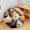1 PC Automatic Folding Umbrella - Colorful Cat Pattern, Portable & Foldable Design with 8 Ribs, Christmas Birthday Gifts