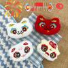 Cartoon Plush Snake New Year Doll & Hair Clip Set