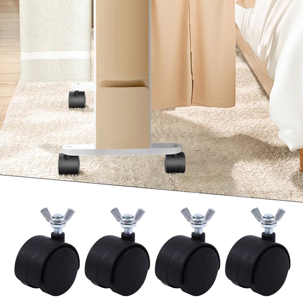 Heater Wheels 4PCS Casters Replacement for Electric Oil Heater with Easy Mount