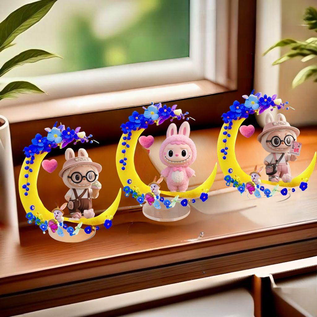 Moon  Desktop Display, Standing Sign, Living Room Table, Home Decoration Display