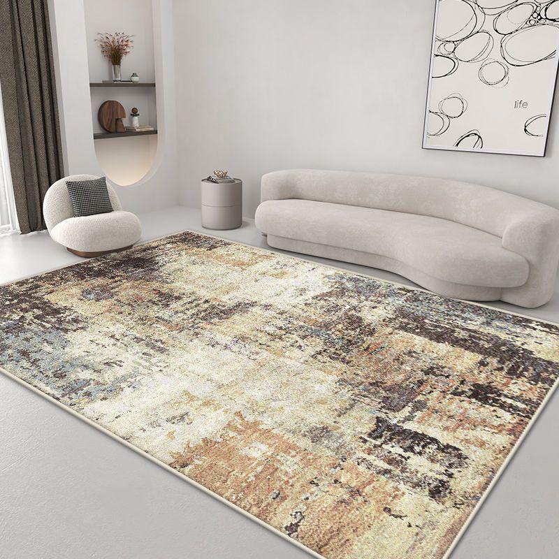 Nordic Abstract Style Carpets for Living Room Ink Wash Modern Decoration Bedroom Non-slip Rug Lounge Coffee Tables Washable Mat