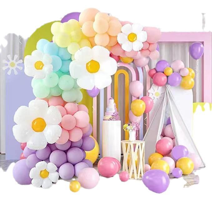 Creative Sunflower Balloon Chain Set for Birthdays, Weddings, and Party Decorations