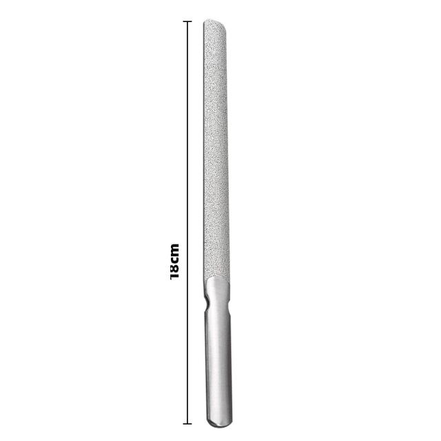 1pc Stainless Steel Double Side Nail File Styling Accessories Polish Remover For Buffer Manicure Tools For Salon Home And Travel