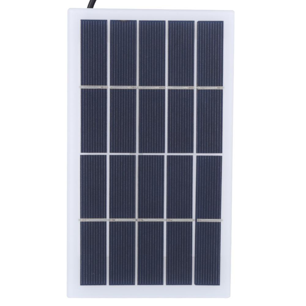 Portable Solar Panel 2W 5V Solar Panel Kit Durable Solar Charger Panel  Camping Portable Power