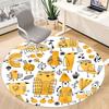 1pc Birds Nature Office Round Area Rug, Indoor Mat Suitable ForOffice, Under Office Chairs Bedroom Living Room Home Decor, Room Deco 037