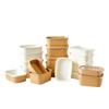Eco-Friendly Disposable Paper Food Containers with Lids